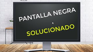 Pantalla NEGRA Con el CURSOR en Windows 10 │Como Solucionar La PANTALLA NEGRA de Windows 10 [upl. by Hagen42]