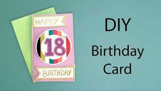 DIY 18th Birthday Card  Craft with Me [upl. by Ajit]