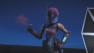 Star Wars Rebels  Sabine Wren vs Stormtroopers 1080p [upl. by Hareenum851]