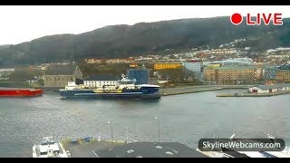 Live Webcam Bergen  Norway [upl. by Ardeid]