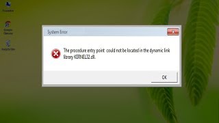 How to Fix KERNEL32dll Missing Error [upl. by Erreit]