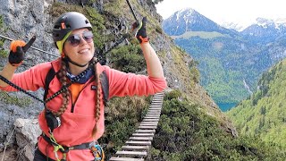 Der schönste Klettersteig Deutschlands Grünstein zwischen Königssee und Watzmann [upl. by Yggep159]