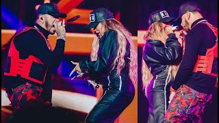 Anuel AA amp Karol G  Último Concierto JUNTOS antes Cuarentena  CALIBASH 2020 [upl. by Zelda]