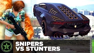 Lets Play GTA V  Snipers Vs Stunters [upl. by Akere]