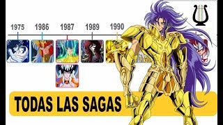 CRONOLOGÍA de los Caballeros del Zodiaco PARTE 2  Saint Seiya [upl. by Valer]