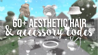 60 Aesthetic Hair amp Accessory Codes Roblox [upl. by Bertsche]