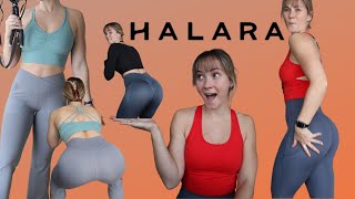 HALARA LEGGINGS TRYON HAUL  REVIEW [upl. by Vicki]