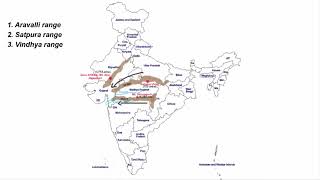 Peninsular Mountains of India  Aravalli Vindhya Satpura Western amp Eastern Ghats  UPSC Geography [upl. by Enutrof]