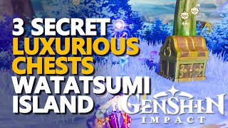 3 Secret Watatsumi Island Luxurious Chest Genshin Impact [upl. by Pen]