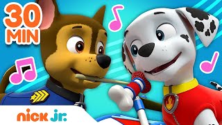 PAW Patrol 30 Minute Sing Along Song Compilation 🎵  Nick Jr [upl. by Alansen]