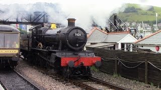 Paignton amp Dartmouth Steam Railway Kingswear to Paignton GWR 7820 Dinmore Manor [upl. by Maxwell]