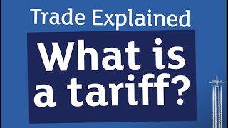 What is a tariff [upl. by Nylauqcaj]