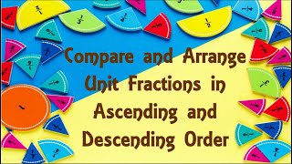 COMPARE AND ORDER UNIT FRACTIONS [upl. by Nomelif]