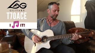 LAG T70ACE The PERFECT Quality Introduction To Electro Acoustic Guitar [upl. by Ellinej]