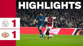 Highlights Ajax  PSV  Eredivisie [upl. by Ahsieyn]