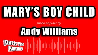 Andy Williams  Marys Boy Child Karaoke Version [upl. by Drofdarb]