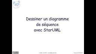 Diagramme de séquence avec StarUML [upl. by Rosenstein426]