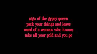 April Wine  Sign of the Gypsy Queen Lyrics [upl. by Aicylla]