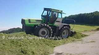 Fahrsiloaction mit DeutzAllis DX 430 Prototyp [upl. by Nyral]