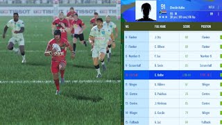 Rugby 22  Cheslin Kolbe put at Flyhalf Toulon vs Bordeaux  Top 14 [upl. by Nelyaw]