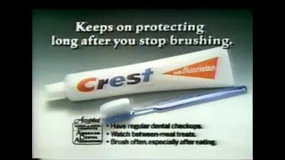 Crest Toothpaste Commercial 1979 [upl. by Loring]