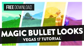 Magic Bullet Looks Plugin Basics FREE MBLooks CC Presets  Vegas Pro 17 Tutorial [upl. by Wivestad]