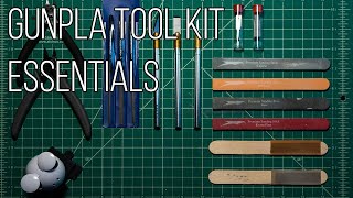 Beginner Gunpla Tool Kit ESSENTIALS [upl. by Nylakcaj]