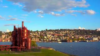 Real 4K HDR Seattle Kerry Park Gas Works Park Sunset Hill Park HDR UHD Chromecast Ultra [upl. by Finn398]