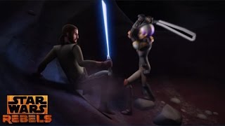 Star Wars Rebels Kanan amp Sabine Emotional Training Scene [upl. by Krause]