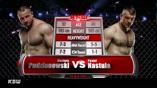 KSW MMA Mariusz Pudzianowski vs Paweł Nastula  FREE FIGHT  KSW 61 [upl. by Inahpets]