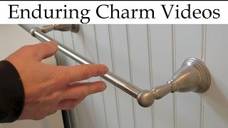 Towel Bars How To Tighten Or Remove [upl. by Vivien]