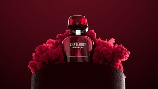 Givenchy  Linterdit Rouge  BlenderHoudini CGI [upl. by Dinnie]