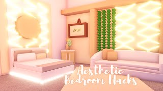 Aesthetic Bedroom Hacks ♡ Roblox Adopt Me [upl. by Sibylle]