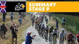 Summary  Stage 9  Tour de France 2018 [upl. by Eulau982]