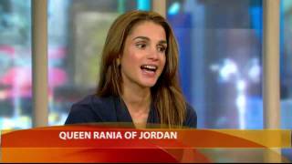 Queen Rania on Illegal Israeli Settlements [upl. by Netsirk]