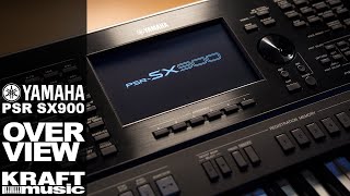 Yamaha PSRSX900  Overview with Gabriel Aldort [upl. by Hgielrak262]