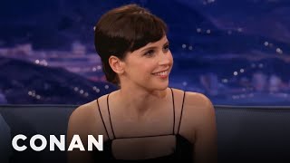 Felicity Jones Teaches Conan quotBrummiequot Slang  CONAN on TBS [upl. by Gaven109]