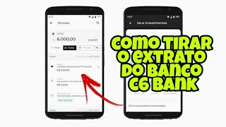 EXTRATO DA CONTA C6 BANK [upl. by Edmee]