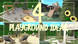 Bloxburg  4 Playground Ideas [upl. by Droffilc]