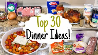 Whats For Dinner 30 of the BEST Quick amp Easy Recipes  Tasty Cheap Meal Ideas  Julia Pacheco [upl. by Telfore]