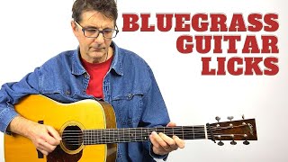 BLUEGRASS LEAD GUITAR LICKS [upl. by Jo Ann]