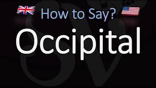 How to Pronounce Occipital CORRECTLY Meaning amp Pronunciation [upl. by Afra]