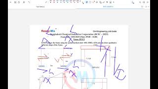 BCIC2025Part 01 Portal frame SFD BMD and AFD [upl. by Oneladgam]