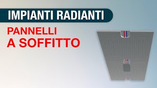 Soffitto radiante per riscaldamento e raffrescamento [upl. by Lleon]