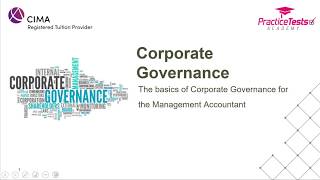 The basics of Corporate Governance [upl. by Dorrej]