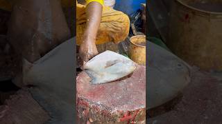 Very Nice Fish Cutting Skills  Pomfret Fish [upl. by Hardan]