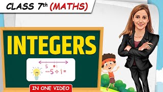 Integers  Full Chapter in 1 Video  Class 7th Maths  Junoon Batch [upl. by Nner]