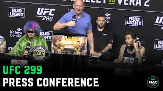 UFC 299 Press Conference Full [upl. by Grove]