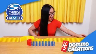 How to Build and Topple Dominoes H5 Domino Creations by Lily Hevesh and Spin Master Games [upl. by Airak]