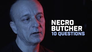 10 questions with Necrobutcher  MAYHEM [upl. by Tichon595]